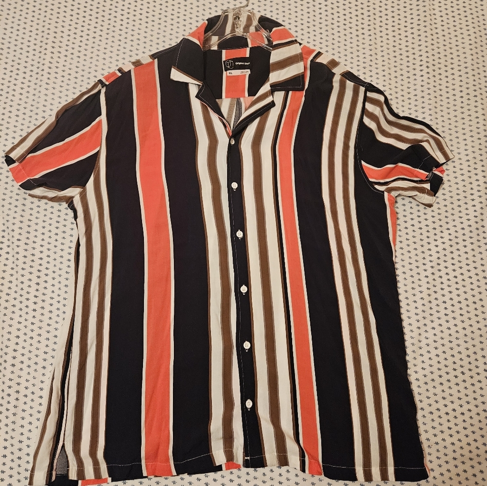 Original Use Multi Color Stripe Shirt